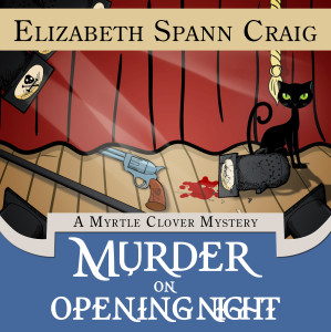Murder on Opening Night by cozy mystery author Elizabeth Spann Craig
