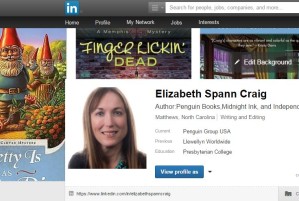 A quick LinkedIn Tip for Writers by Elizabeth Spann Craig