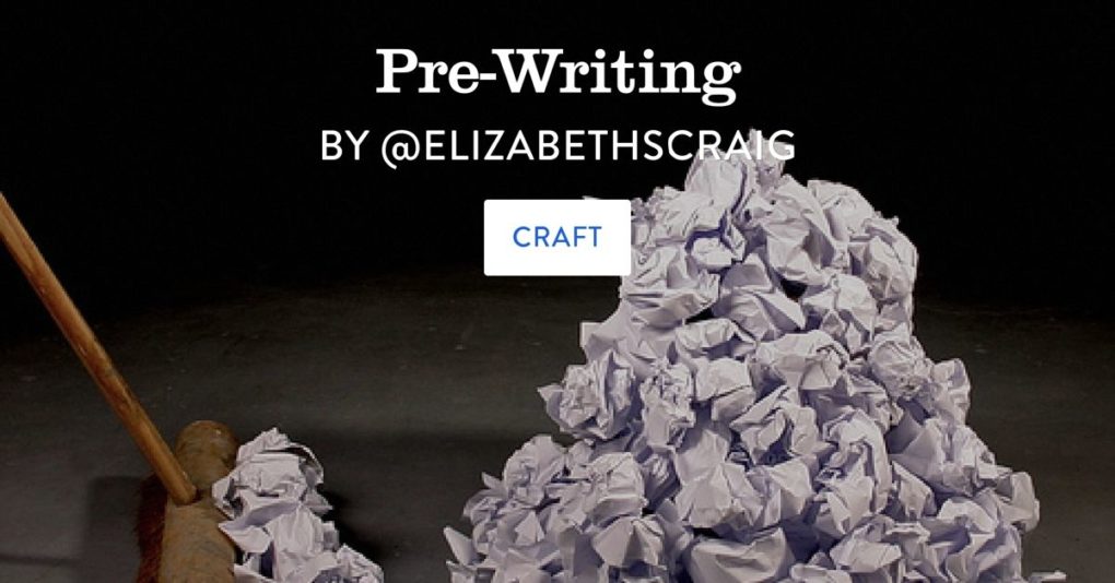 Are you immobilized by pre-writing? by Elizabeth Spann Craig