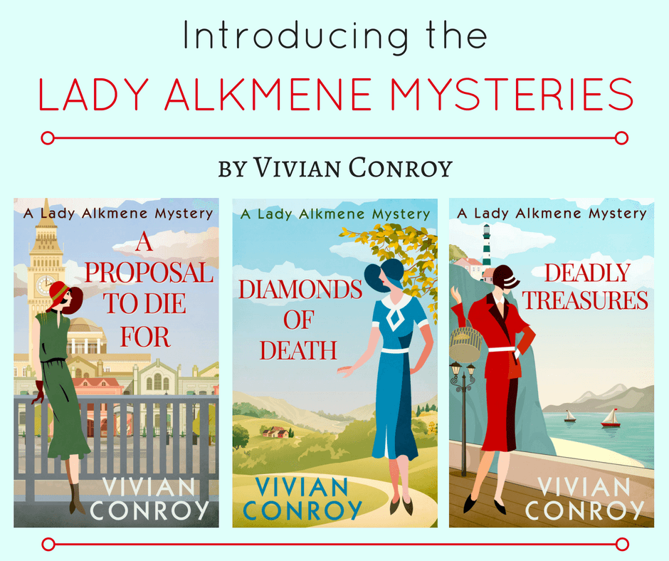 Vivian Conroy is the author of the Lady Alkmene Mysteries